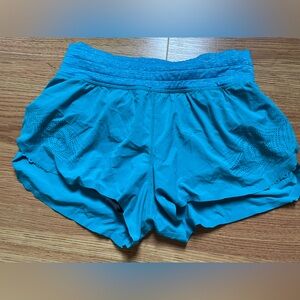 Lululemon Shorts with Peacock Feather Details